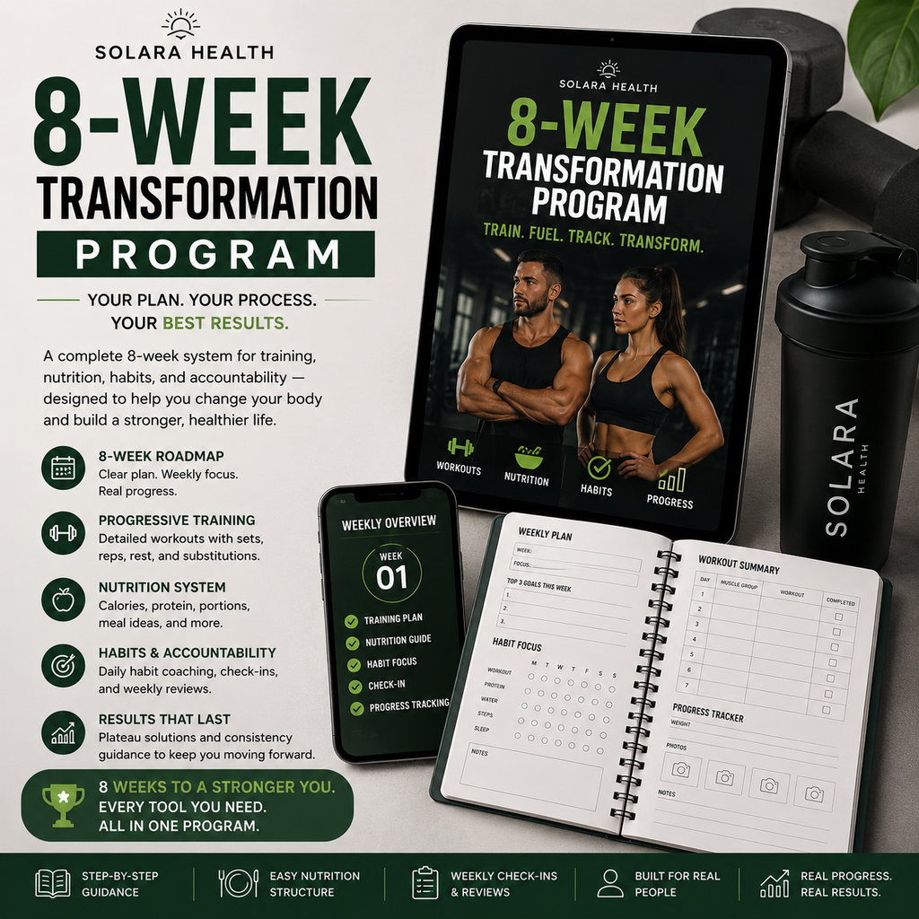 Solara 8-Week Strength & Wellness | Training + Nutrition