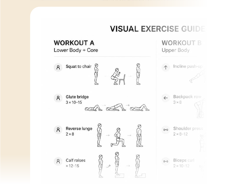 Solara Home Workout Starter — Train Where No One's Watching