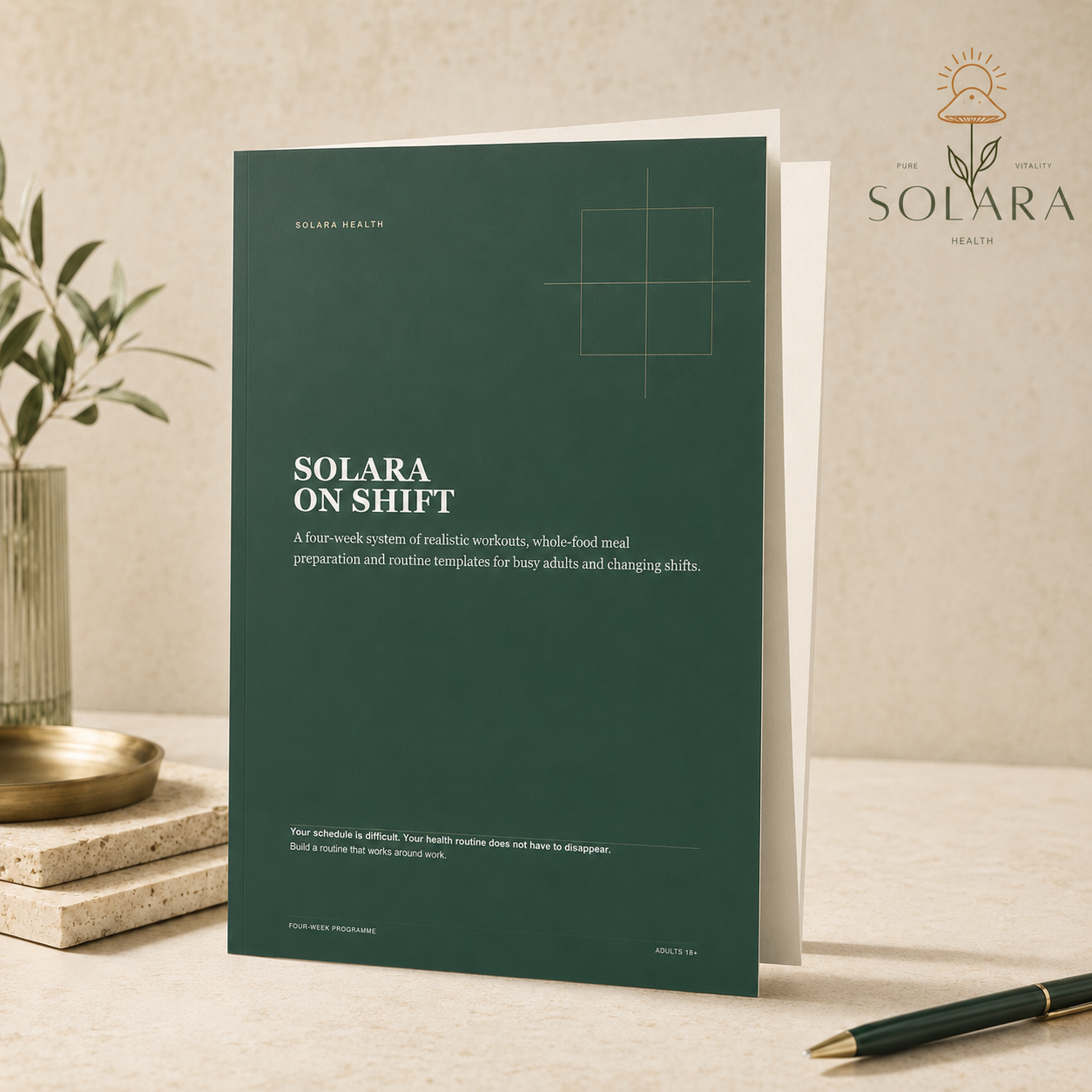 Solara On Shift four-week training and meal-prep programme digital cover